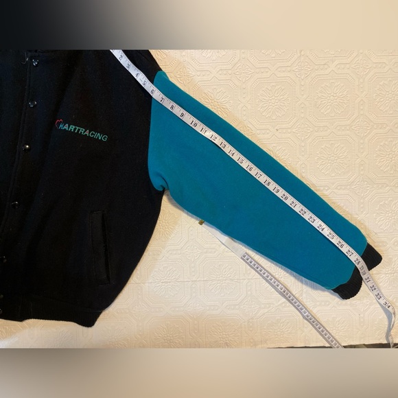 Vintage 97 East London cruiser Texx denim Varsity jacket 1960s chevy - Picture 13 of 15